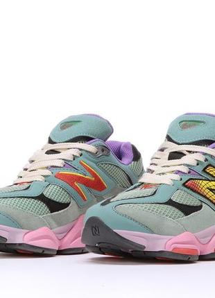 New balance 9060 multicolor lifestyle turquoise.2 фото