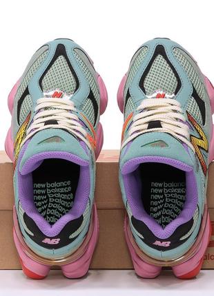 New balance 9060 multicolor lifestyle turquoise.4 фото