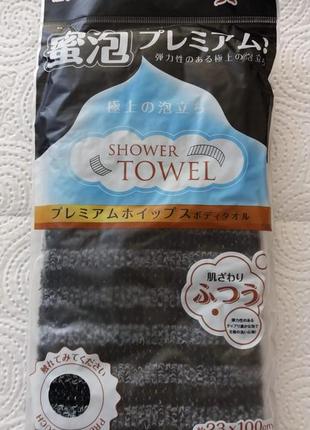Полотенце губка для душа и ванны мочалка для спины японское отшелушивающее полотенце унисекс8 фото