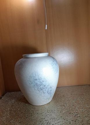 Вінтажна керамічна декоративна ваза із західної германії scheurich 504-202 фото