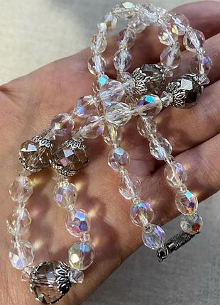 Вінтажні кришталеві намиста.