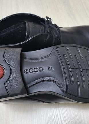 Мужские кожаные ботинки ботинки ecco birmingham gore-tex5 фото