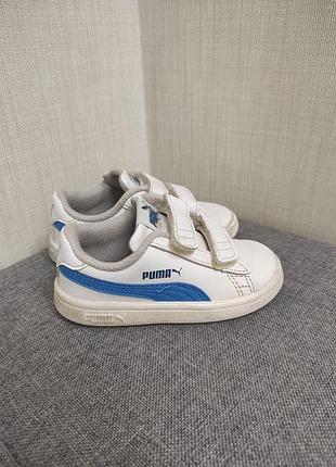 Puma кросівки 22 білі 14 см