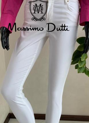 Massimo dutti белоснежные джинсы на м размер