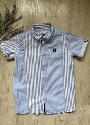 🦖river island сорочка 7,8 років котонова на хлопчика