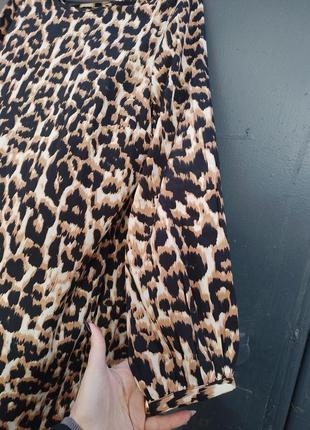 Красивое леопардовое платье р.50-52(18)5 фото