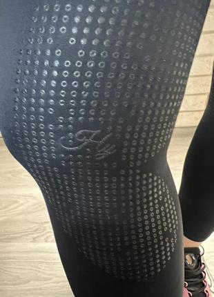 Лосини утеплені для верхової їзди з колінною леєю hy equestrian ladies oslo softshell riding tights9 фото