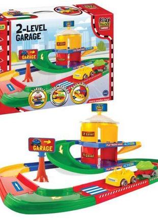 Игровой набор "play tracks garage" (2 этажа) от imdi