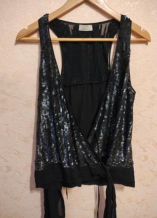 Жилет с пайетками pinko