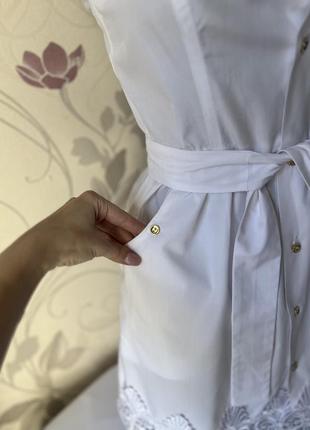 Платье, сарафан, легкое, белое. размер хс-с3 фото