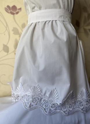 Платье, сарафан, легкое, белое. размер хс-с9 фото