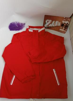 Женская куртка,красная ветровка германия 🩸2 фото