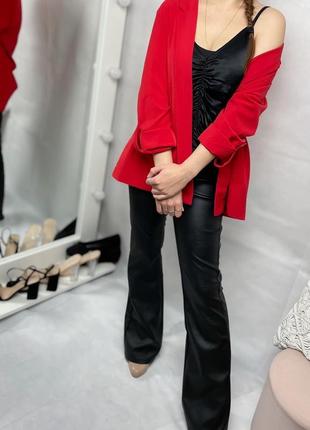 Красный пиджак с карманами tally weijl2 фото