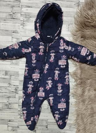Зимовий комбінезон на дівчинку 6-12 мес. мінні маус