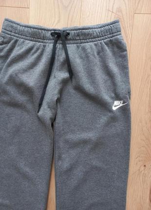 Nike спортивные штаны на байке 52% хлопок s-размер. оригинал8 фото