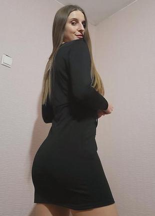 Нова чорна міні сукня від boohoo2 фото