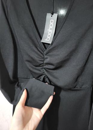 Нова чорна міні сукня від boohoo6 фото