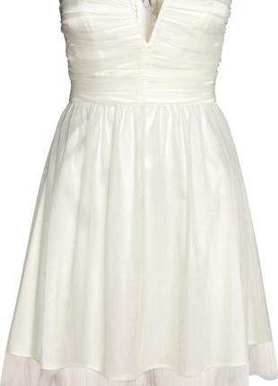 Ніжне коктейльне плаття h&m сукню з фатином