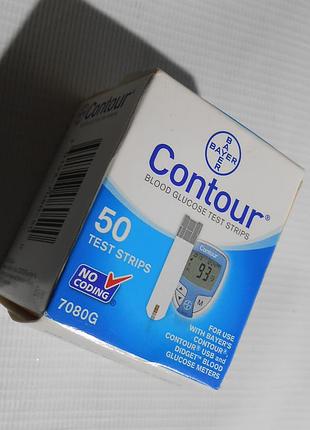 Bayer contour 7080g тест-полоски 50 шт.