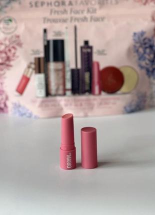 Увлажняющий плампер блестящий бальзам блеск для губ makeup by mario moistureglow plumping lip serum pink glow