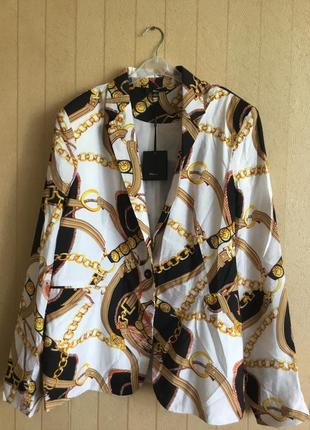 Летний женский пиджак размера л- хл