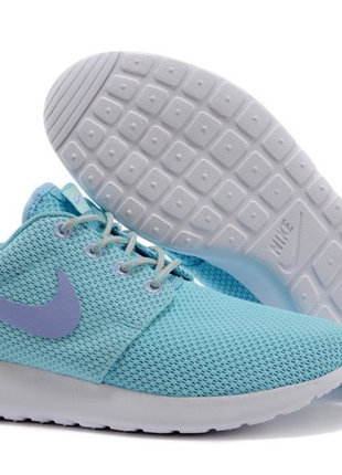 Кроссовки nike roshe run "glacier ice" размер 40 стелька 25.5 см бирюзового цвета2 фото