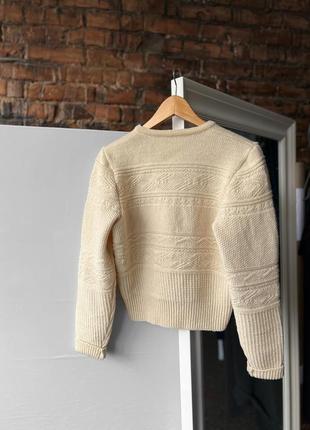 Bogner women's premium beige wool knit cardigan sweater женский, премиальный кардиган4 фото
