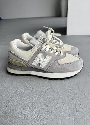 Кроссовки new balance 574 legacy beige/grey/white