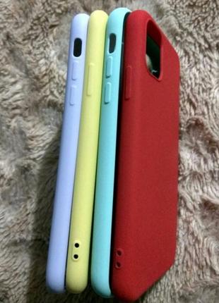 Новый силиконовый чехол для apple iphone 11 (айфон 11)4 фото