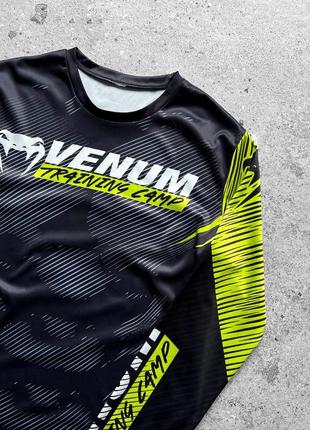 Venum training camp black neo sport long sleeve t-shirt спортивна кофта, лонгслів2 фото
