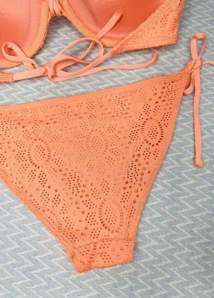 Раздельный купальник с пуш ап, с паралоном