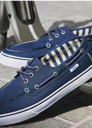 31 см текстильные кеды vans топсайдеры вансы