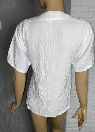 Блуза на короткий рукав винтажная блузка в этностиле, s-м2 фото