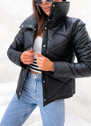 Куртка женская плащевка на силиконе деми 46-48 244ве