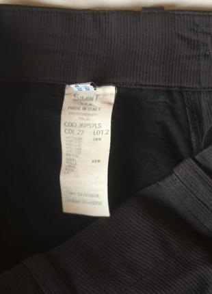 Коричневые шерстяные брюки женские armani jeans, размер m8 фото