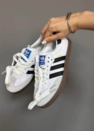 Кросівки adidas samba og white couleur gum "vegan"