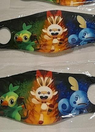 Стильна дитяча маска seal plus  -pokemon  , 10 х23 см