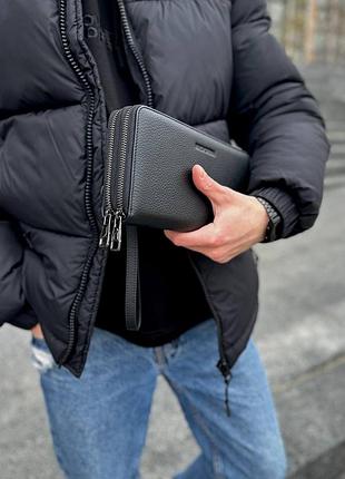 Premium ❗️ шкіряний, чоловічий, місткий клатч