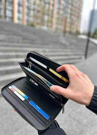 Premium ❗️ кожаный, мужской, вместительный клатч 6
