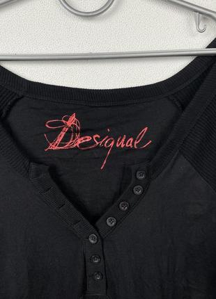 Винтаж платье desigual в узор принт черное италия дизайнерское6 фото