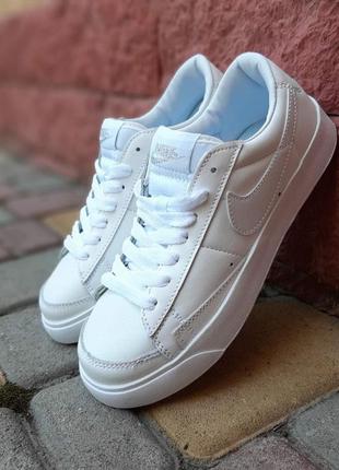 Женские кроссовки nike blazer low низкие белые скидки sale &lt;unk&gt; smb