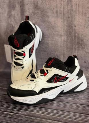 Чоловічі кросівки nike m2k tekno white black red