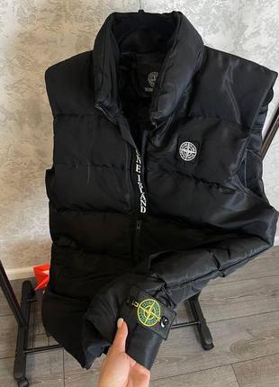 Жилетка stone island , жилет , безрукавка stone island3 фото