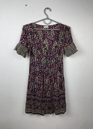 Женское платье сарафан туника в цветы летнее италия max co