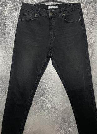 Чорні прямі джинси1 фото