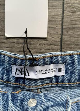 Джинсовые шорты zara6 фото