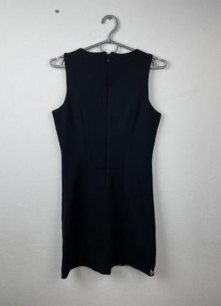 Женское платье черное с узором нашивка спереди desigual8 фото