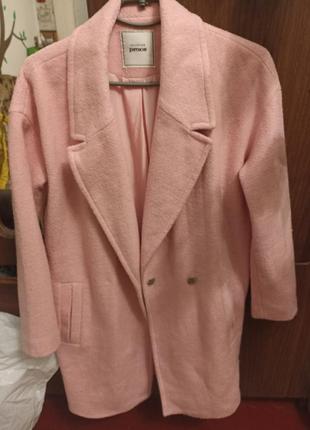 Демісезонне однобортне пальто pinkie collection