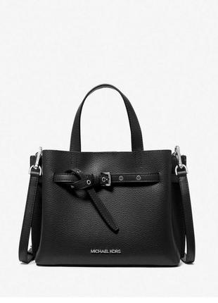 Сумка michael kors emilia small pebbled leather satchel