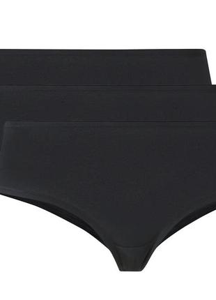 Комплект жіночих трусиків із 3 штук, розмір l/xl, колір чорний